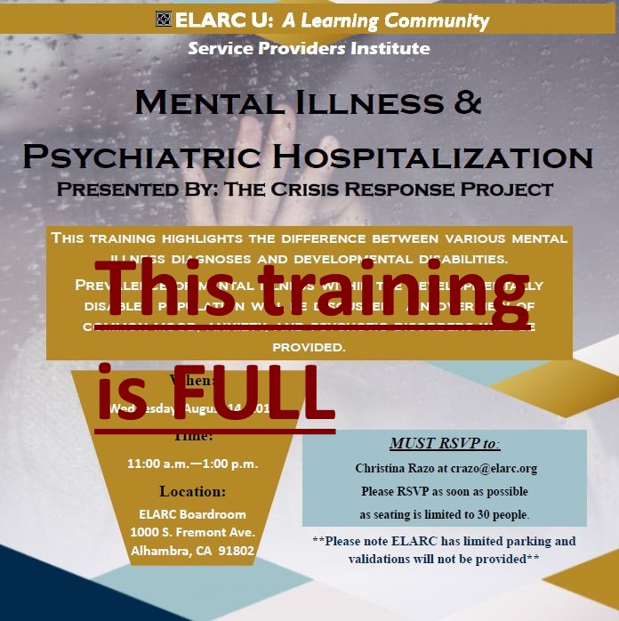 Mental Illness training